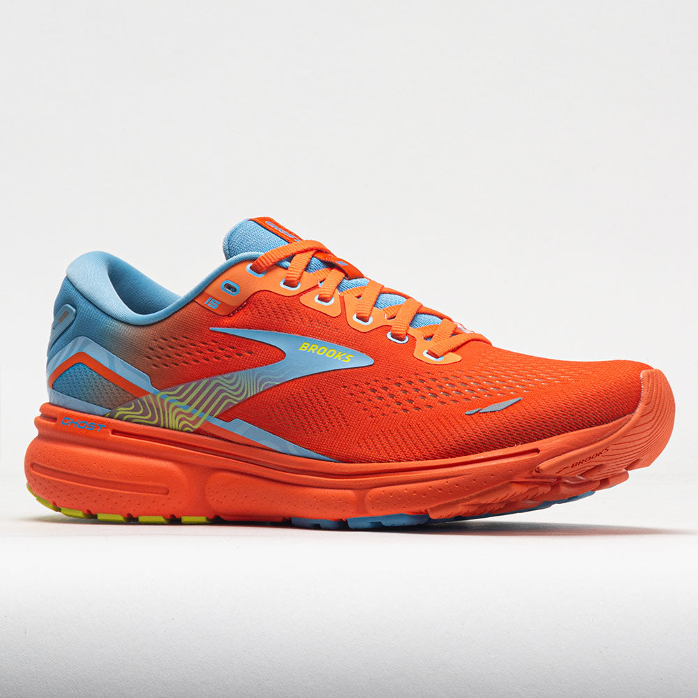 Brooks Ghost 15 Men's Orange/Blue/Yellow