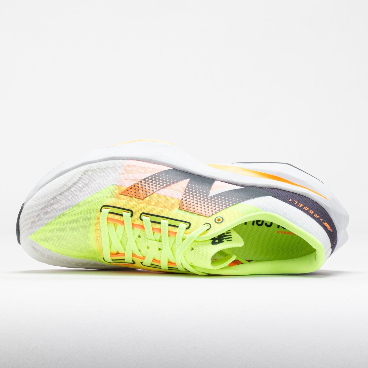 New Balance FuelCell Rebel v4 Men's White/Lime Glo/Hot Mango