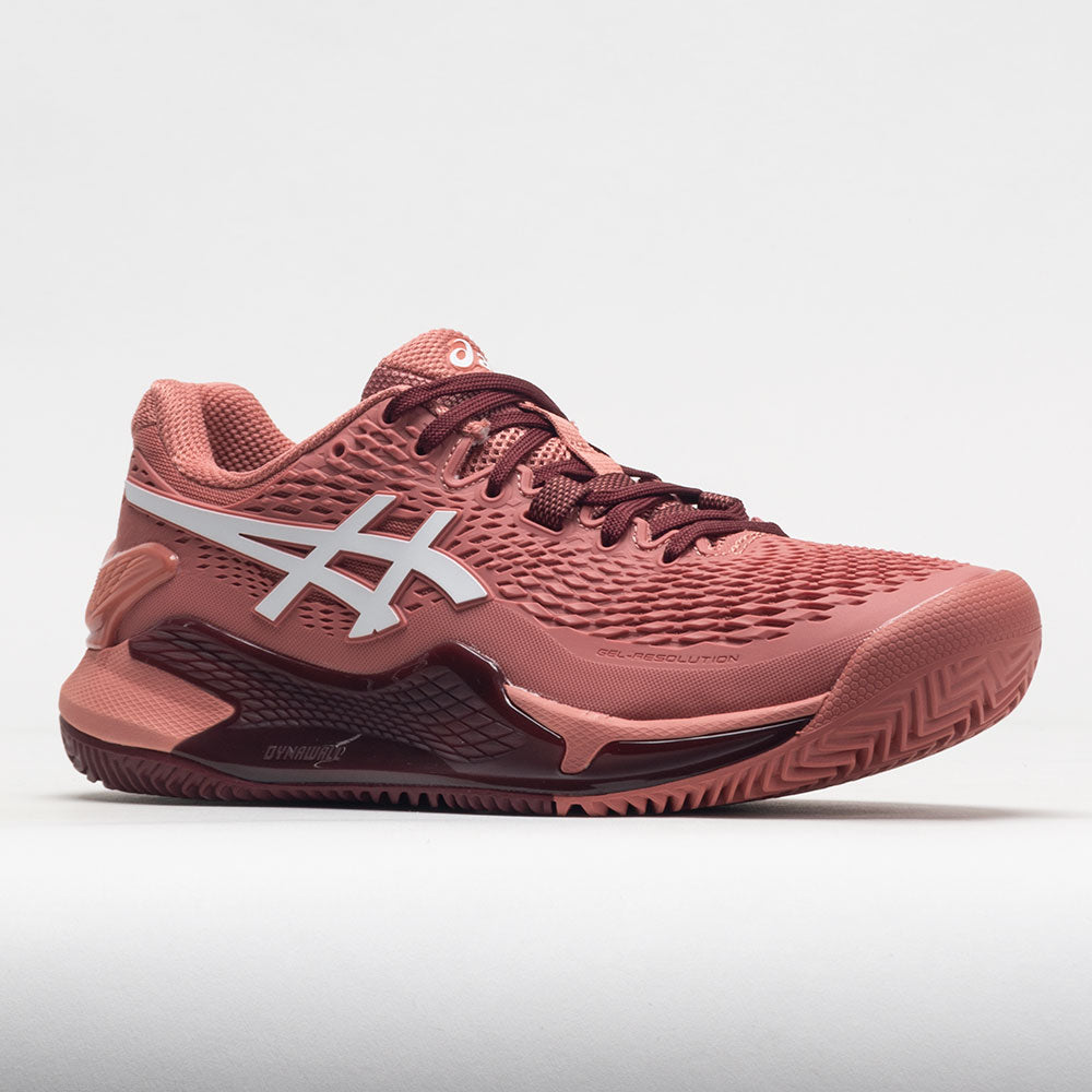ASICS GEL-Resolution 9 Clay Women's Light Garnet/White