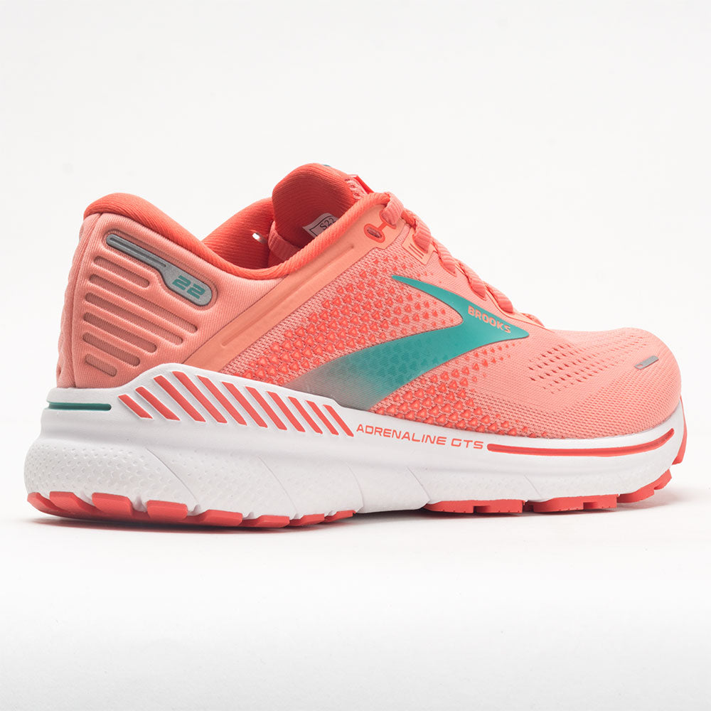 Brooks Adrenaline GTS 22 Women's Coral/Latigo Bay/White