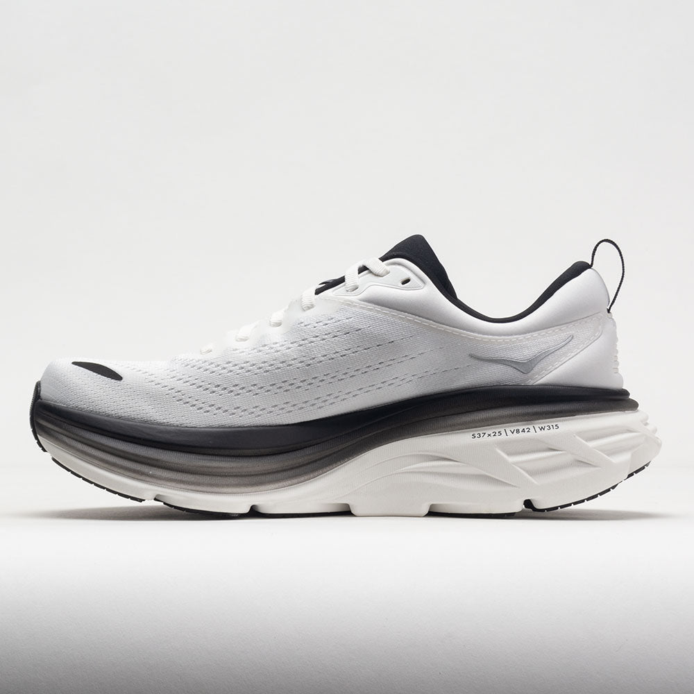 HOKA Bondi 8 Men's White/Black