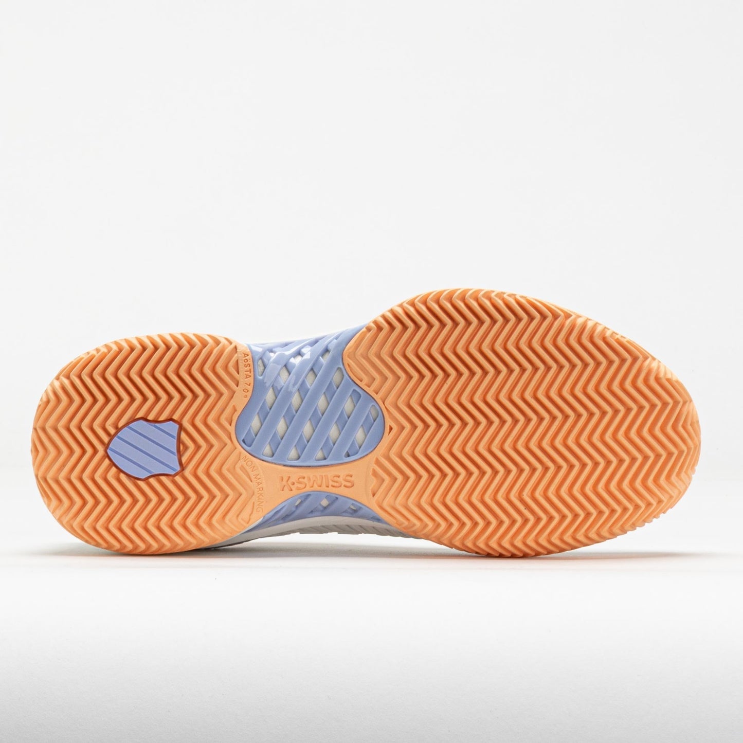 K-Swiss Hypercourt Express 2 Clay Women's White/Peach Fuzz/Heather