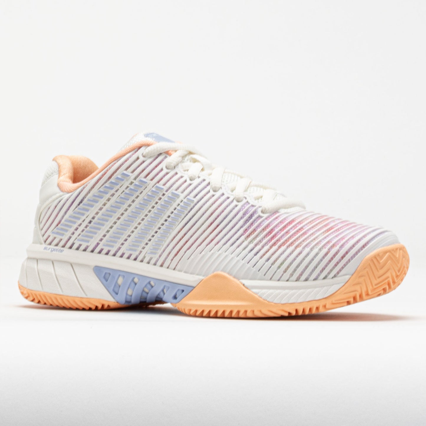 K-Swiss Hypercourt Express 2 Clay Women's White/Peach Fuzz/Heather