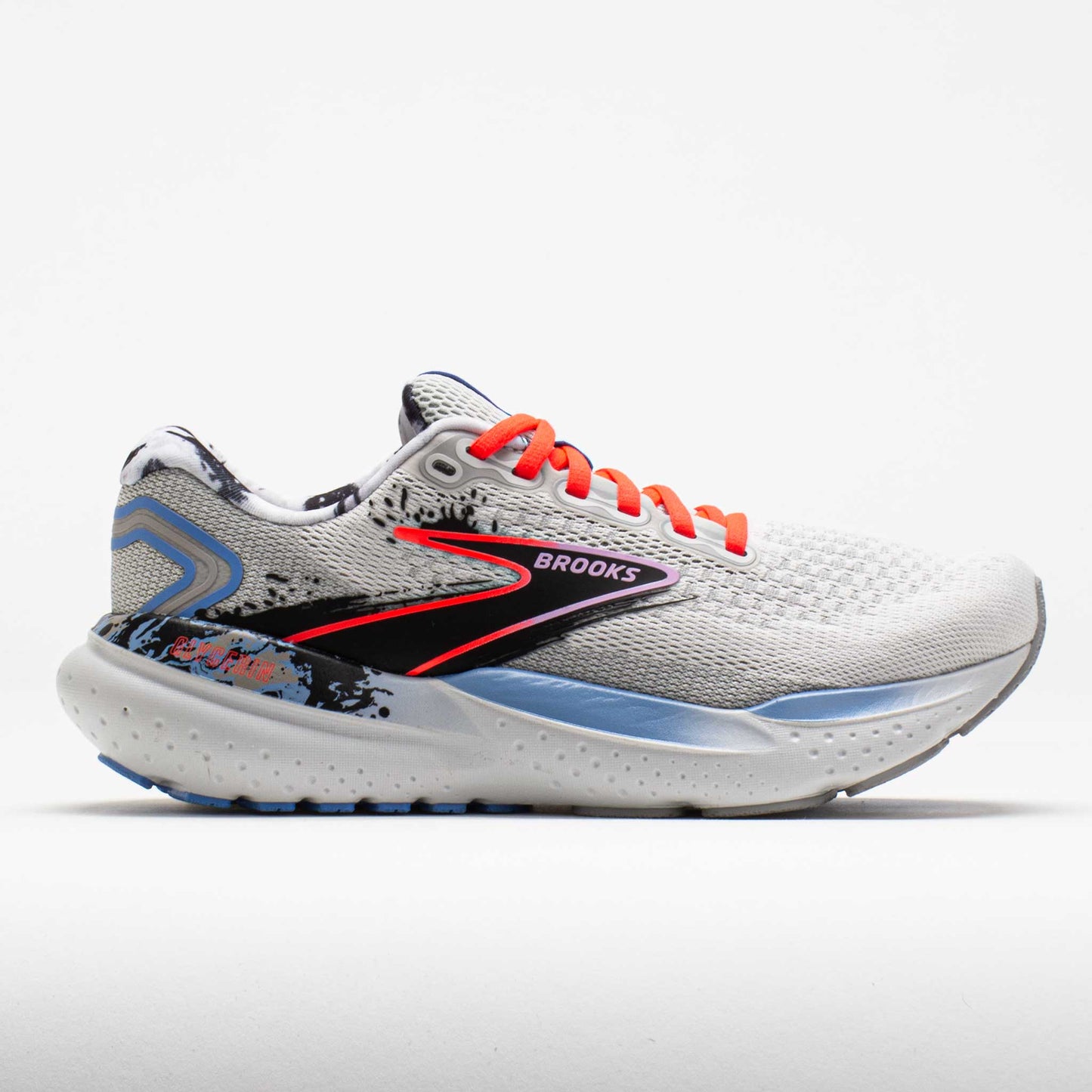 Brooks Glycerin 21 Women's Oyster/Black/Orchid Bouquet